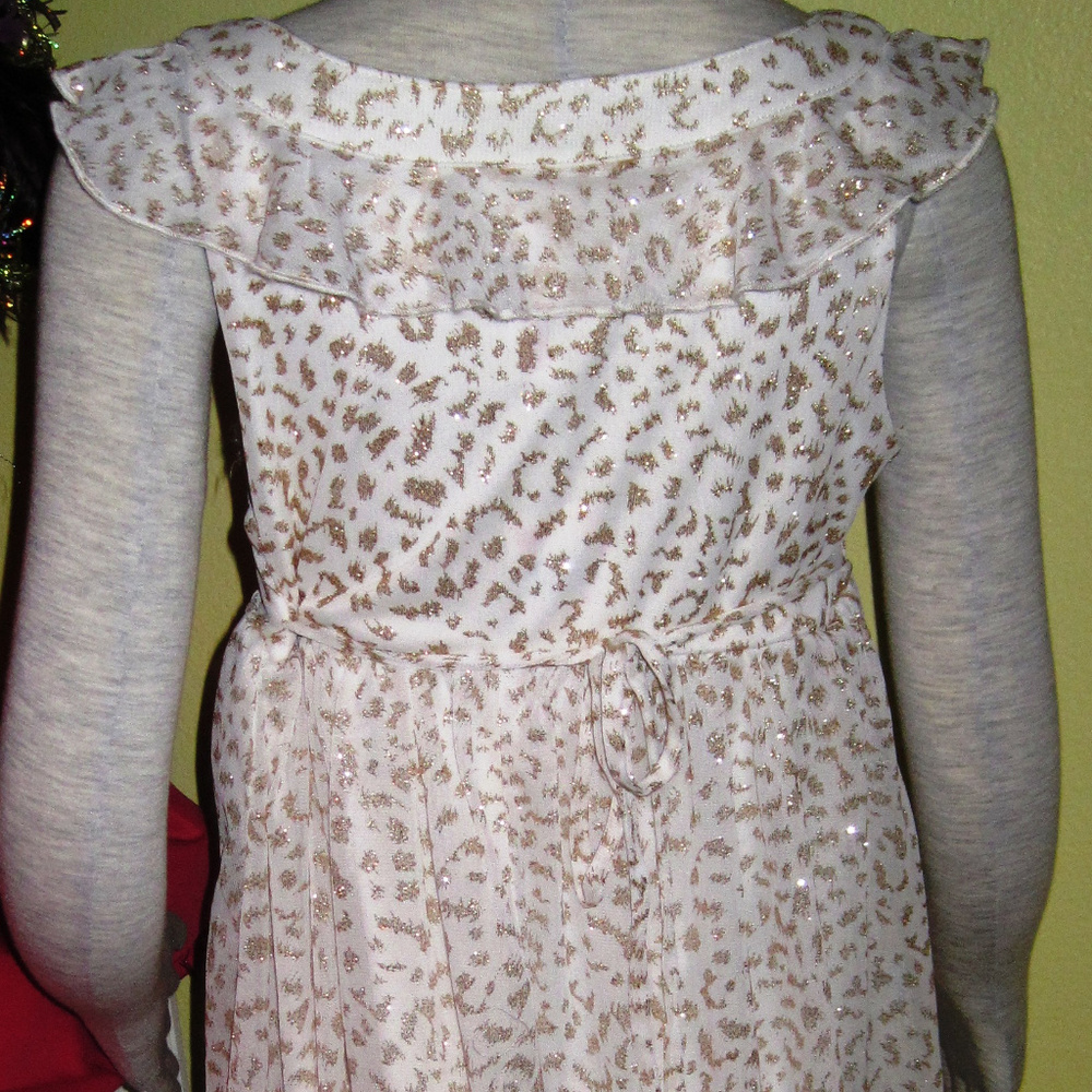 Justice Cheetah Leopard Bubble Party Dress 10 NWT - Picture 4 of 5